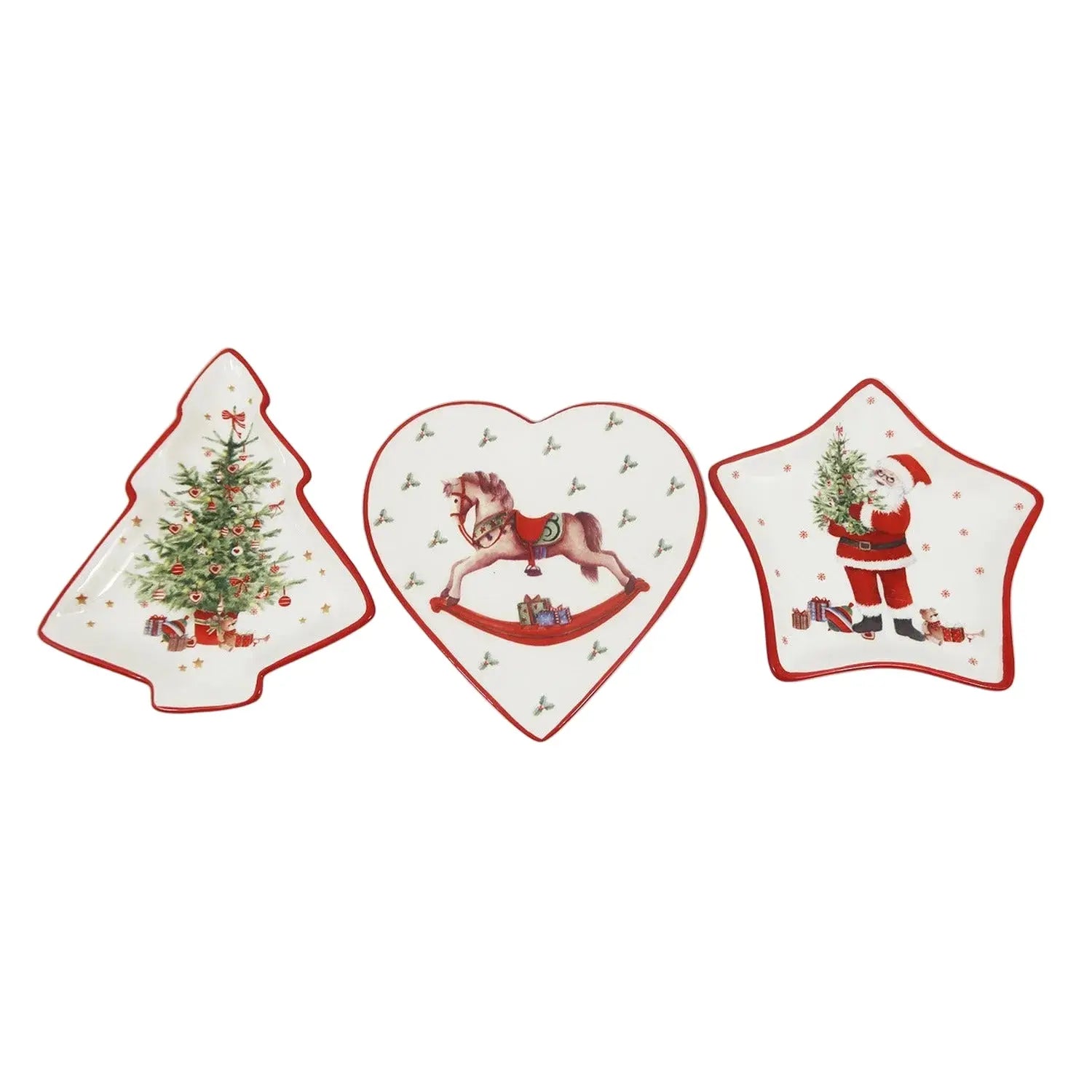 Holiday Ceramic Tidbit Dish One Hundred 80 Degrees