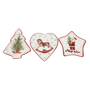 Holiday Ceramic Tidbit Dish One Hundred 80 Degrees
