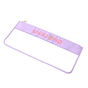 Oh My Mahjong Lilac Stitched Mahjong Bag