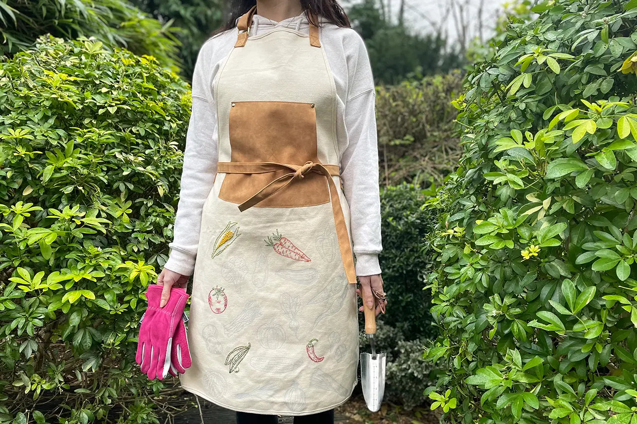 Stitch Your Vegetables Apron Chasing Threads