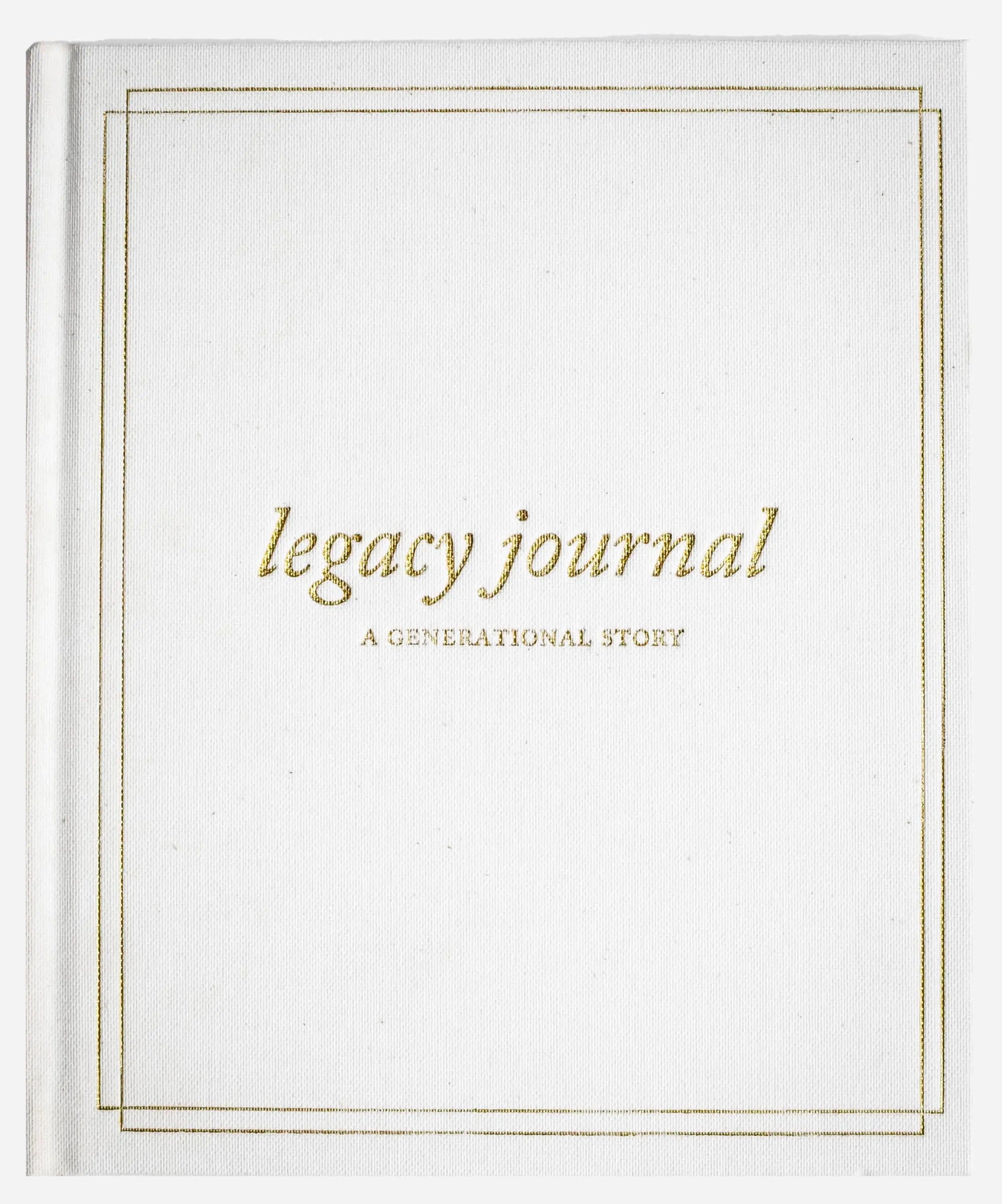 Legacy Journal: A Family Keepsake Book | Christmast Gift: Ivory Duncan & Stone Paper Co.
