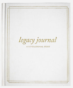 Legacy Journal: A Family Keepsake Book | Christmast Gift: Ivory Duncan & Stone Paper Co.