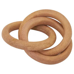 Natural Wooden Interlock Napkin Ring SARO