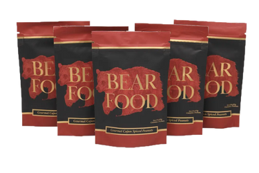 Cajun Spiced Gourmet Peanuts: 2oz Pouch Bear Food