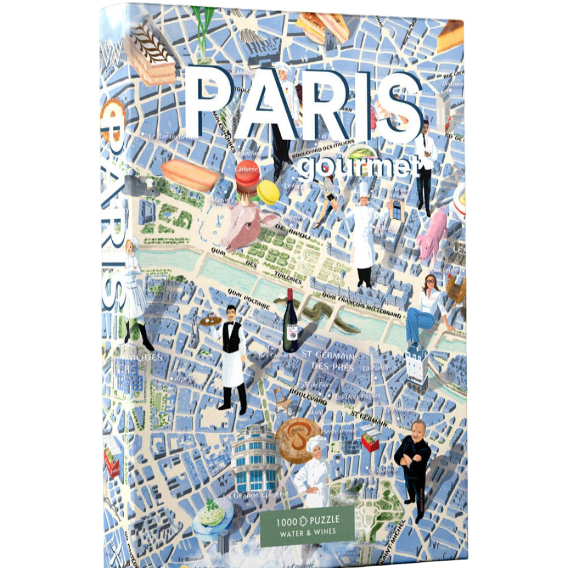 Gourmet Puzzle - Paris Water & Wines