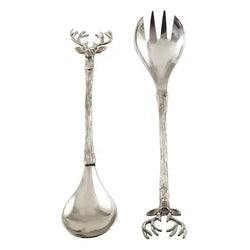 Reindeer Salad Servers Saro
