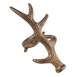 Bronze Antler Napkin Ring SARO