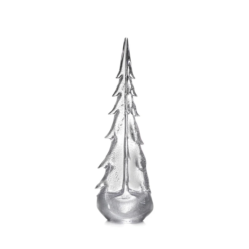Simon Pearce Silver Leaf Evergreen