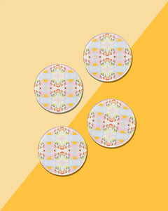 Brooks Avenue Pink Coaster | Laura Park Designs x Tart Tart By Taylor