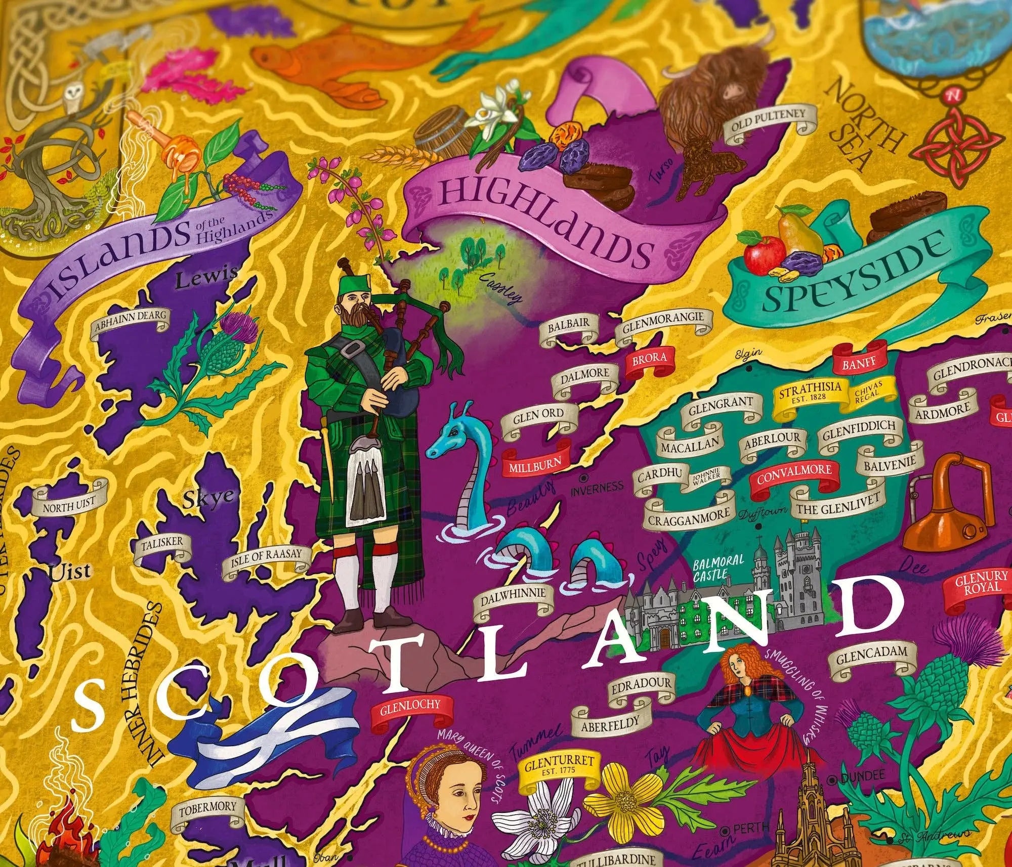 Whisky Puzzle - Scotland Water & Wines