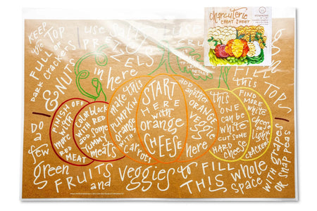 Pumpkin Charcuterie Cheat Sheet Color Box Designs & Letterpress