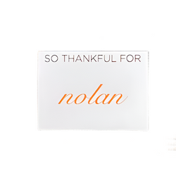 Place Card Set:  So Thankful For... Lined Design