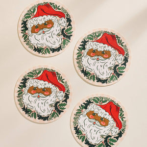 Santa Coasters One & Only Paper