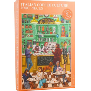 Italian Coffee Culture Puzzle Water & Wines