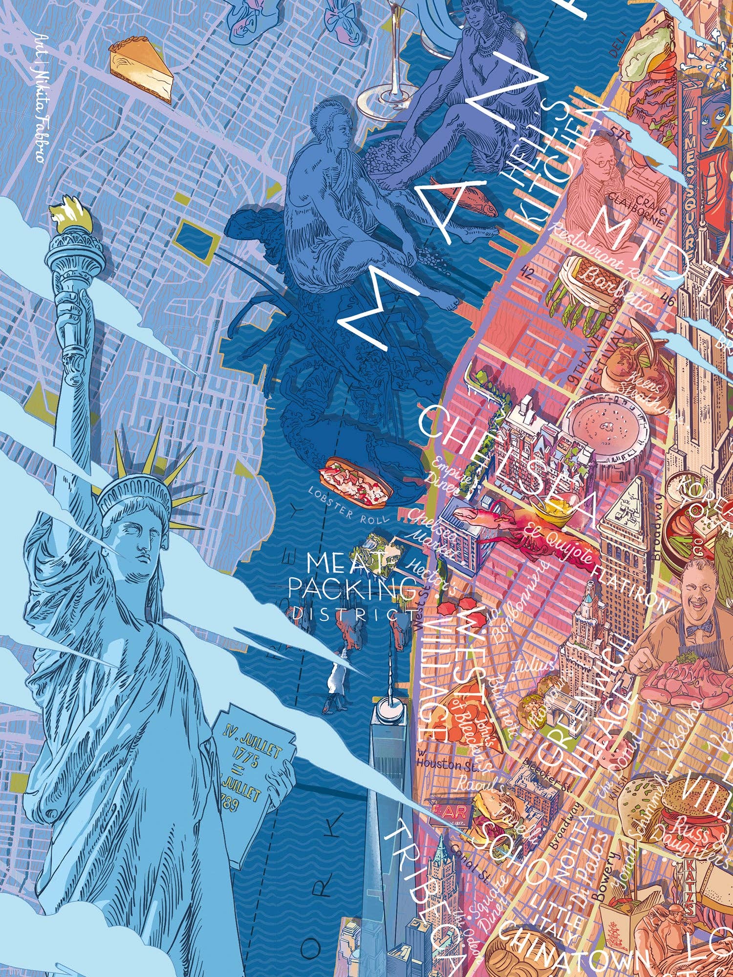 Gourmet Puzzle - New York Water & Wines