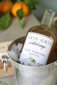 Yuzu Serrano Simple Syrup Gris Gris Cocktail Magic