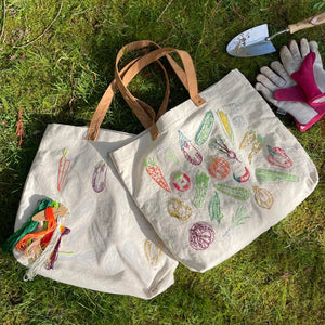 Stitch Your Vegetables Tote Bag Chasing Threads