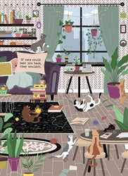 Texting Cats Puzzle - Home for Entertaining