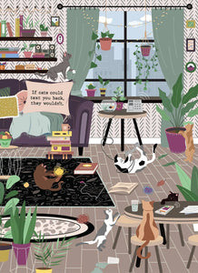 Texting Cats Puzzle - Home for Entertaining