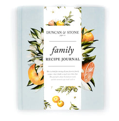 Family Recipe Book & Keepsake Journal | Christmas Gift Duncan & Stone Paper Co.