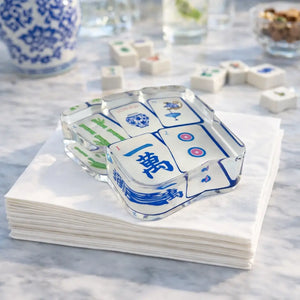 Acrylic Napkin Weight, Preppy Mahjong Maven Home