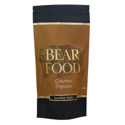 Bourbon Toffee Gourmet Popcorn: 5.5oz Large Pouch Bear Food