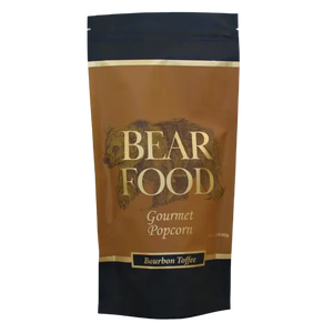 Bourbon Toffee Gourmet Popcorn: 5.5oz Large Pouch Bear Food