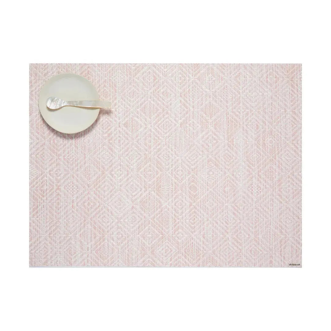 Chilewich Mosaic Table Mat in Pink Lemonade Chilewich