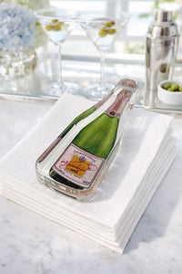 Acrylic Napkin Weight, Bubbles Champagne Maven Home