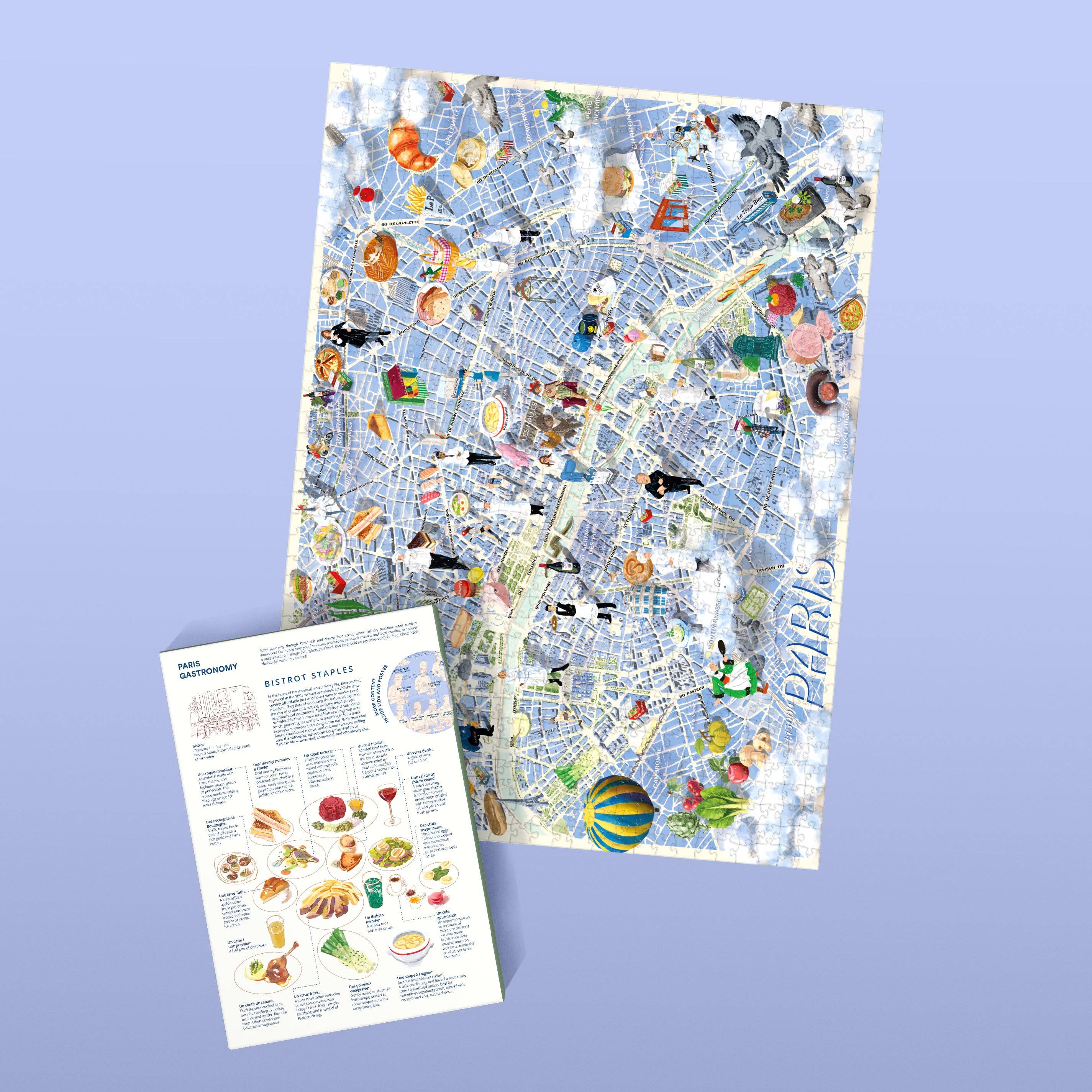 Gourmet Puzzle - Paris Water & Wines