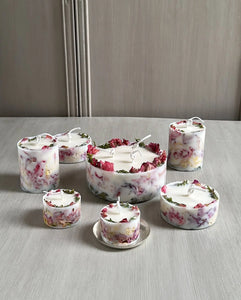 Flower Candle_Rosy Dawn LD Kott