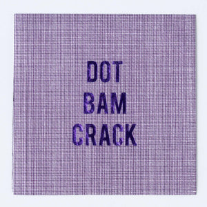 Dot Bam Crack Disposable Cocktail Napkins–Mahjong Game Night No Reservations
