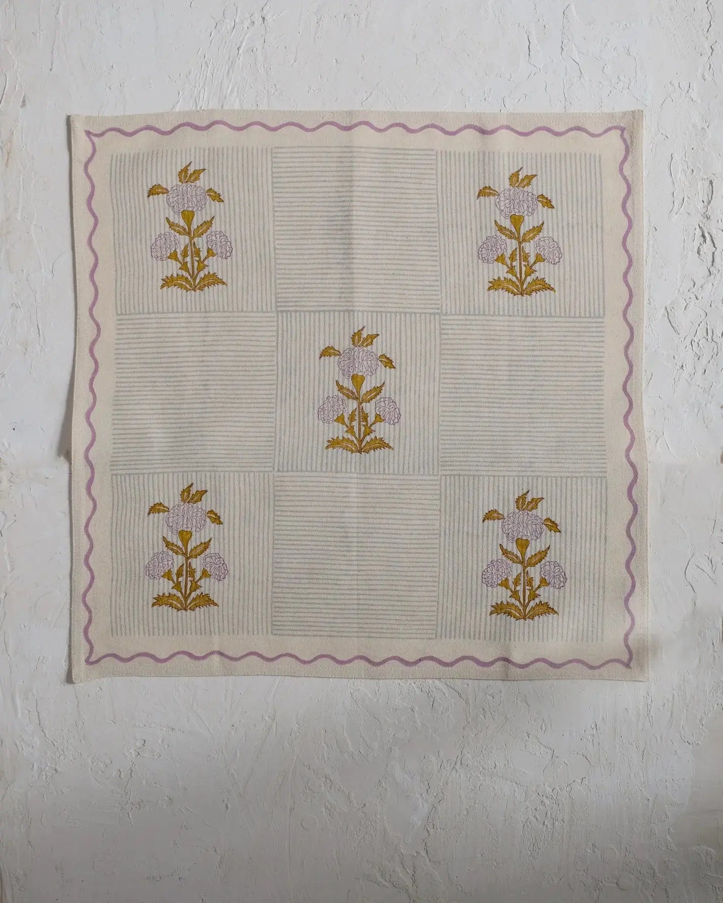 Sanvi Block-Printed Napkins Soil To Studio