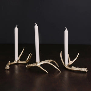 BEATRIZ BALL WESTERN Sierra Modern Antler Candle Gold