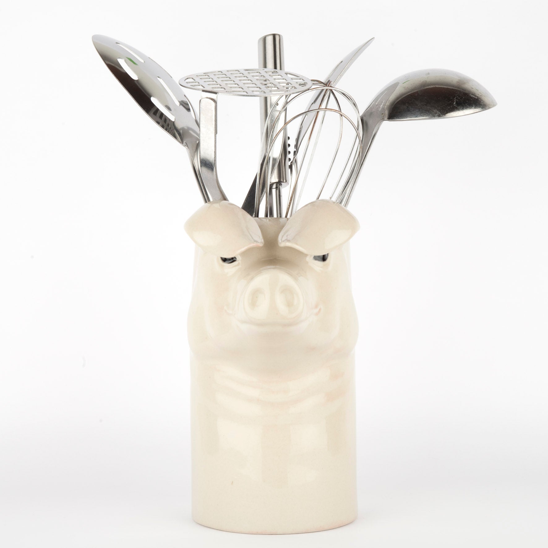 British Lop Pig Utensil Pot KAF Home