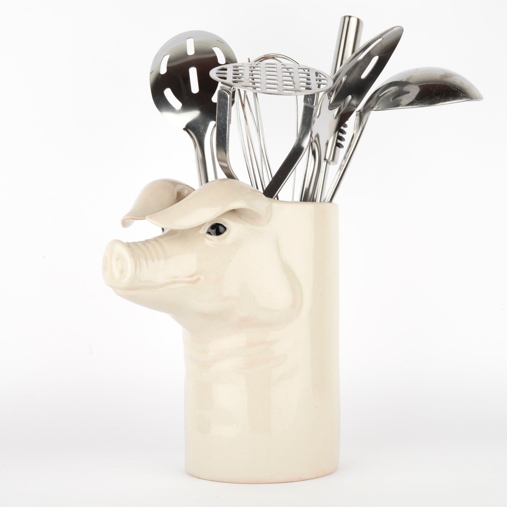 British Lop Pig Utensil Pot KAF Home