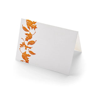 Leaf Place Cards Color Box Designs & Letterpress