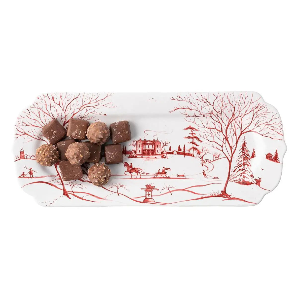 Country Estate Winter Frolic Hostess Tray Juliska