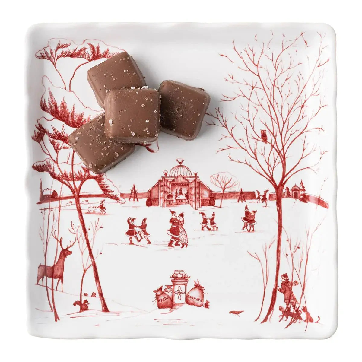 Country Estate Winter Frolic Sweets Tray Juliska