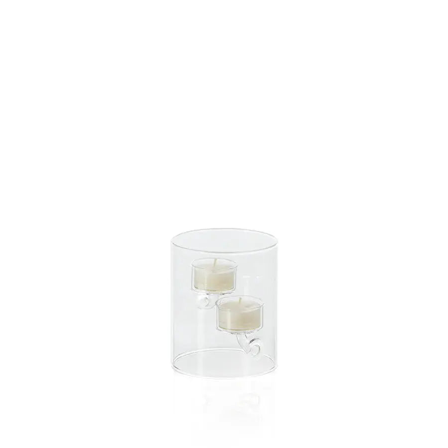 Suspended Glass Tealight Holder Hurricane Zodax