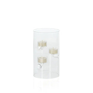Suspended Glass Tealight Holder Hurricane Zodax