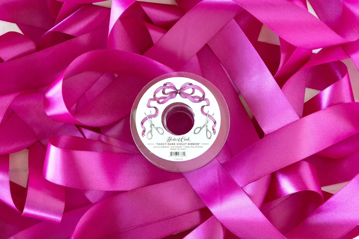 Fancy Dark Violet Ribbon Hester & Cook