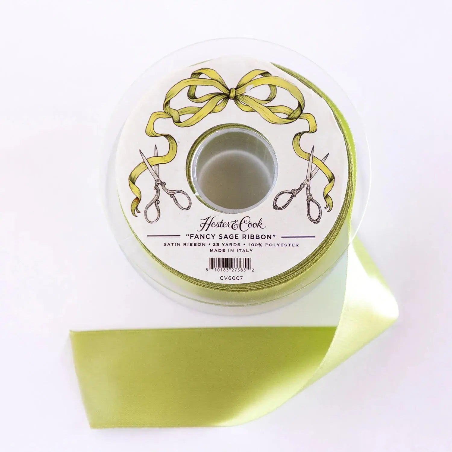 Fancy Sage Ribbon Hester & Cook