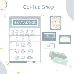 Coffee Play Shop Activity Set Swingly