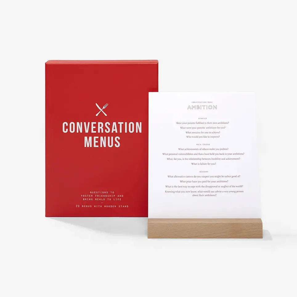 Conversation Menus Wallis and Co