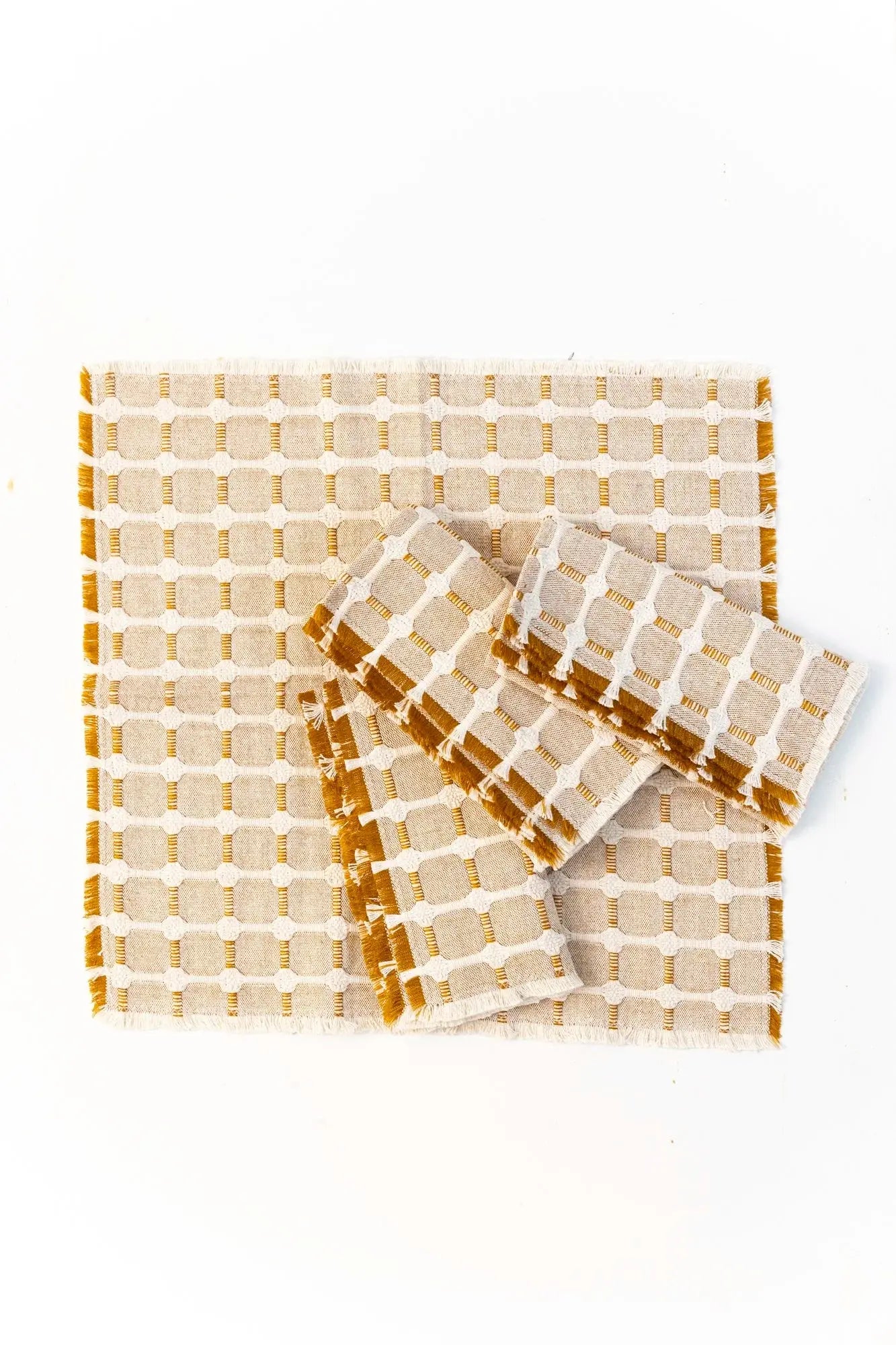 Hopsack Napkins Dove & Donkey
