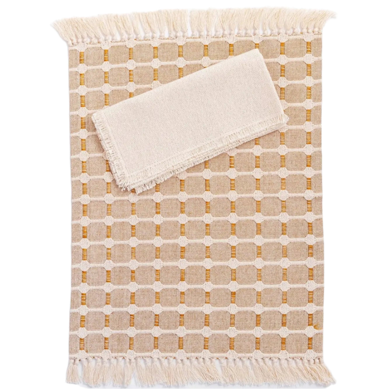 Hopsack Placemats Dove & Donkey