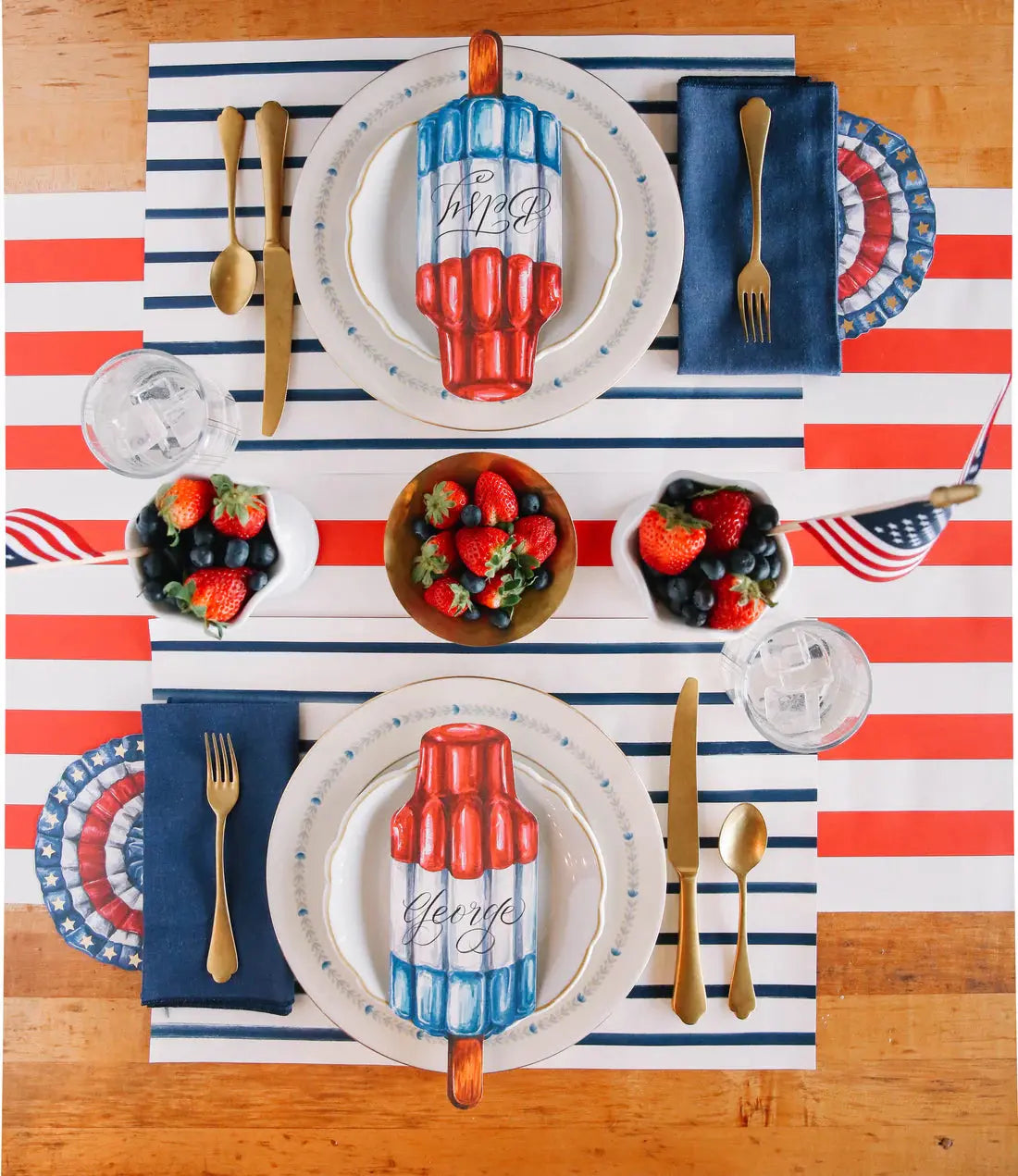 Navy Stripe Placemat Hester & Cook