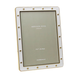 Addison Ross White + Gold Locket Frame Addison Ross