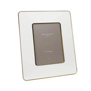 Addison Ross White + Gold Enamel Studio Frame Addison Ross